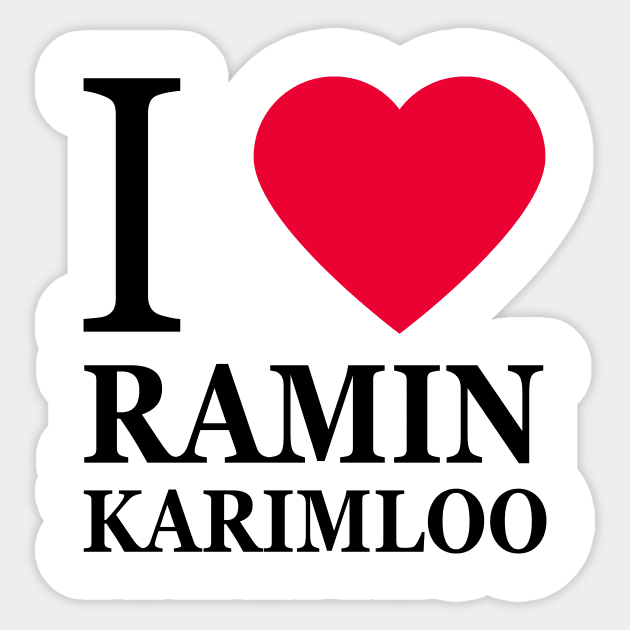 I love Ramin Karimloo Sticker by byebyesally